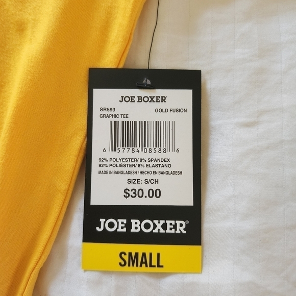 Men's Joe Boxer Gold Fusion Graphic PJ/ Sleep Wear Tee size Small - Picture 3 of 4
